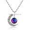 2016 new design jewelry Christmas gift moon and star pendant galaxy necklace