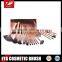 21pcs Professional Makeup Brush Sets,nylon Hair ,wooden Handle and Aluminum Ferrule