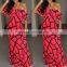Bonvatt Sexy Irregular Digital Print Dress Print Long Skirt Bandage Dress