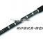 carbon fiber trekking poles three section Rubber Foot Stick Tip Walking hiking mountaineering cane