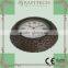 13 inch Indoor Outdoor Decorative Rattan Clock With Thermometer