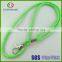 Custom fashion jacquard logo on cord rope lanyard