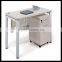 2016 new style office metal leg office desk powder coating white