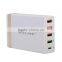 VOXLINK EU/US/UK plug Qualcomm3.0 quick charge 50W usb Type C Charger Station Charger Adapter with 4USB ports