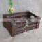 Vintage artistic colored decor home used wooden egg crates