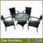 2016 new design SGS test patio outdoor rattan dining table