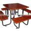 Arlau wood park patio dining table