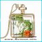 Women Dry Flowers Plant Terrarium glass pressed flower necklace