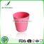 Biodegradable colorful bamboo fiber drinking cup/mug