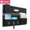 Entryway Multi Function Wood Organization Board with Pockets and Key Hooks floating wall shelf with mail holder