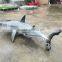 Fiberglass shark statue figurine
