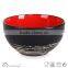 2015 new design Ceramic stoneware silk screen printing bowl antique style