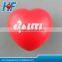 Red heart shape pu anti stress squeeze reliever ball toy