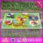 2016 new design educational insects toy wooden learning shapes for kids W14D019