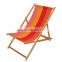 Customized Logo and Fabric Wooden Beach Chair