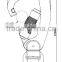 A304KTL-3 Aluminum Swivel Load Snap Triple Lock Hook