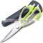 new style stainless steel soft grip handle Kitchen Multifunctional Shears cabinet meat scissors