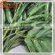 2015 China factory wholesales plastic fake artificial lucky garden bamboo fence branches leaves