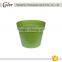 wholesale colorful rice husk biodegradable garden pot bamboo fiber flowerpot