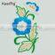 Hot Sale Clothing Flower Embroidery Patch Fabric Accessories Craft WEF-338