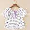 new style lady puff sleeve full screen printing t shirt wholesale