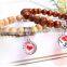 customized UK flag glass dome charm wood bracelets jewelry