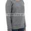 Juniors Tri-blend Wideneck Sweatshirt Lightweight Plain Crewneck Sweatshirt Women Raglan Long Sleeve Sweatshirt Hoodie OEM