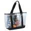 Clear Boat Tote Bag - made from clear vinyl with 600 Denier polyester handles and comes with your logo.