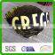 custom logo design wide embroidery jacquard elastic webbing