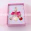 high quanlity fashion key chain boutique in Paris, France Eiffel Tower cake influx of goods macarons metal keychain with box