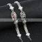 Retro Style Bracelet Multi Alloy Line Hollow Bracelet Colorful stone Bracelet Silver