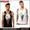 Custom Printed Logo Cotton Mens Tank Top