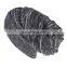 Two-color wrinkled hat warm hedge heap hat hood knitting wool hat