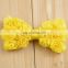 15 Colors Baby Girl's Rose Flower Chiffon Bowknot Hair Bows Headbands Jewelry Findings Diy