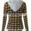 2016 BAIYIMO Women Casual Layered Pattern Zip-Up Jackets wholesale made in china