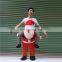 China Guangzhou santa and christmas elf plush costume ride on costume plush mascot costume for sale