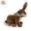 Wholesale Stuffed Realistic Plush Emulational Bunny Lifelike Animal Long Ears Rabbit Toys