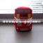 custom cartoon red bus plush toy promotion