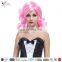 2016 cheap synthetic wigs halloween women blue pink ombre wig