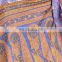 Indian Handmade Women's Long Skirt Feather Print Fabric Cotton Skirt Hiipie Boho Dress
