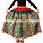 Tribal Ethnic Belly Dance Floral Skirt- Indian Old VINTAGE Gujarati Kutchi Skirt - Vintage Embroidered Multi Boho Banjara Skirts