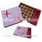 Custom size divider chocolate package box cardboard