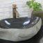 Black River Stone Bathroom Wash Basin Natural Stone Vessle Sink