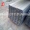 hot dip galvanized metal stud c channel steel price pipe