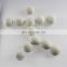 eco-friendly white 7cm  laundry wash wool felt dryer ball