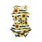 Toddler Cheetah Romper Boho Bodysuit Baby Pom Pom Romper