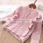 New special offer 4-color hollow wooden ears girls sweater kids