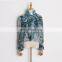 TWOTWINSTYLE Perspective Bowknot Collar Flare Long Sleeve Ruffle Shirt Women 2020