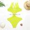 2021 Sexy One Piece Swimsuit Push Up Bathing Suit Women Deep V Neck Swimsuit Women Bandage Hollow Out Swimwear Women Swim Suit