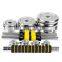 Plating Dumbbell Set With Colorful Bar Double Clip and Foam Union Lever